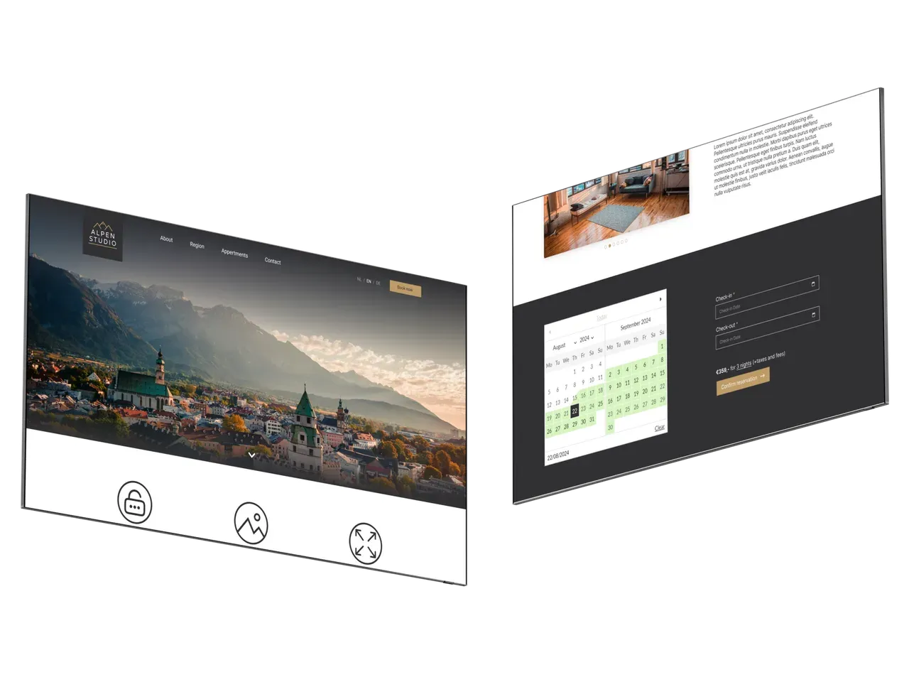 Alpen Studio website