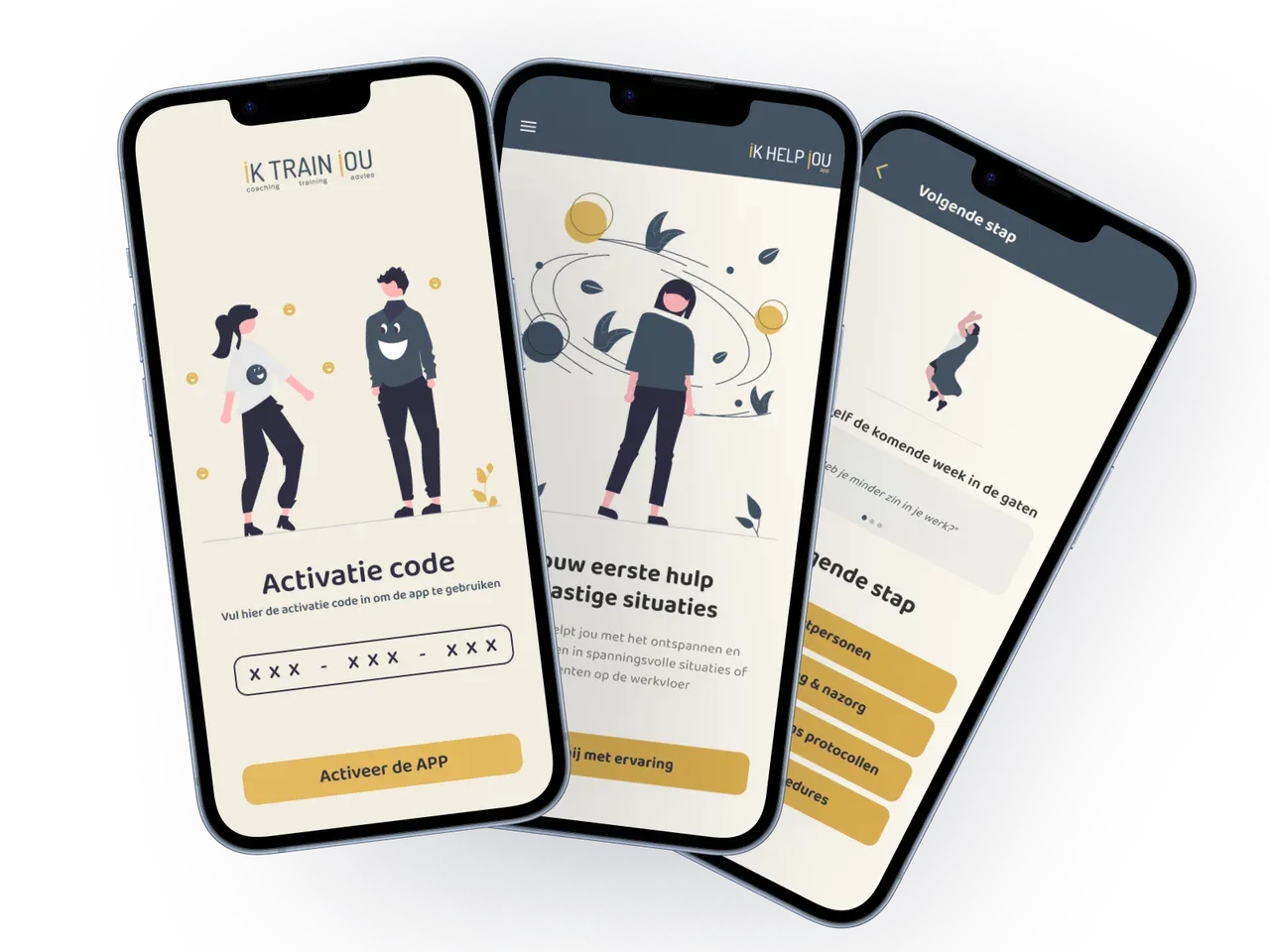 Ikhelpjou mobiele app