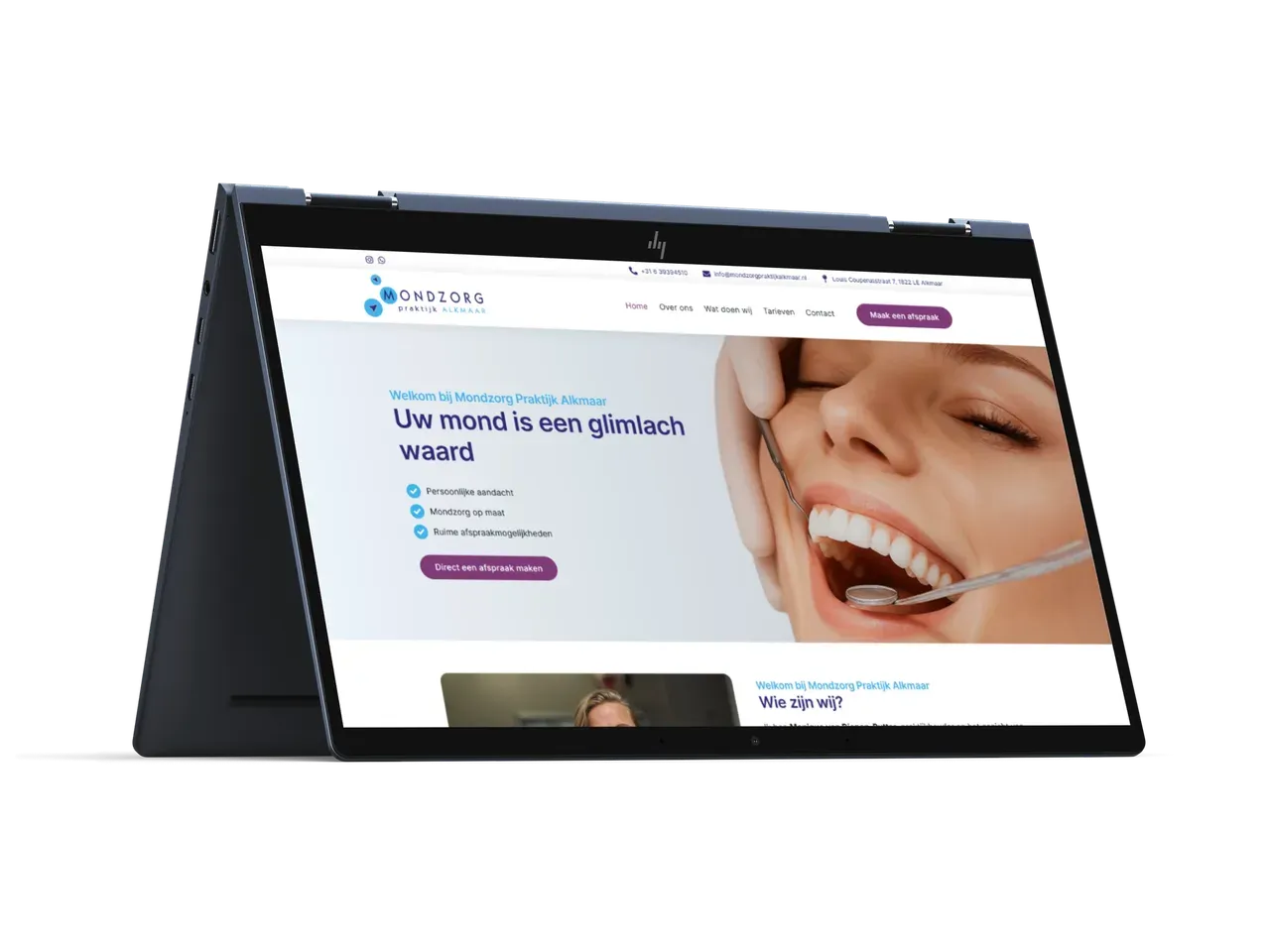 Mondzorg Praktijk Alkmaar website